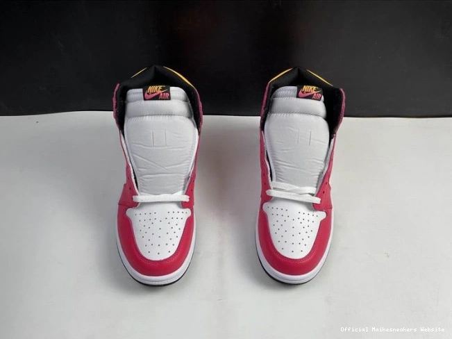 Official Maikesneakers High Fusion 555088-603 OGLight Jordan Air Red 1 0630